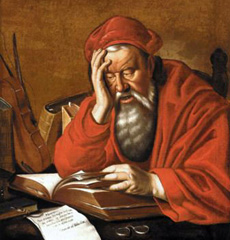 Saint Jerome in his study
